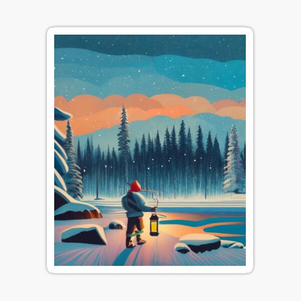 Item preview, Polar Night in Inari designed and sold by ArtsDestination.