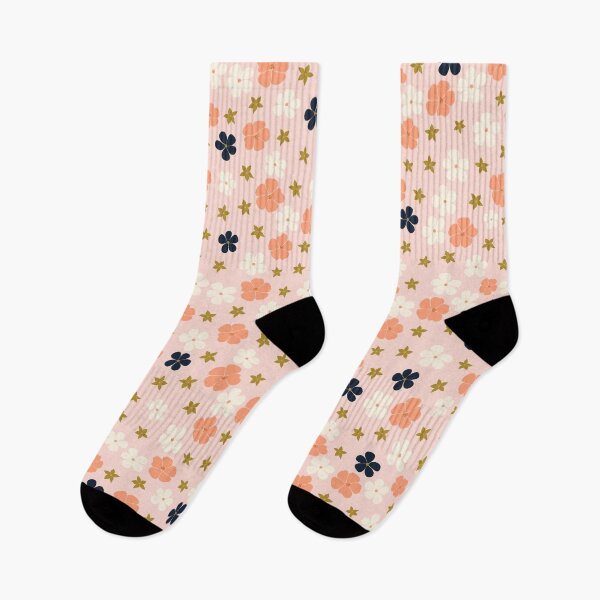 Item preview, Ditsy Flowers Peachy Pastel Pink pattern designed and sold by BrankaPD.