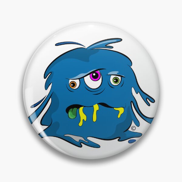 Aperçu de l'œuvre Slime Ooga Monstre Bleu créée et vendue par AndreOwl.