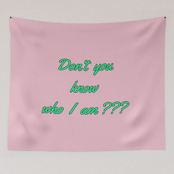 Item preview, Don't You Know Who I Am??? Hoodie designed and sold by Swooncake Press.