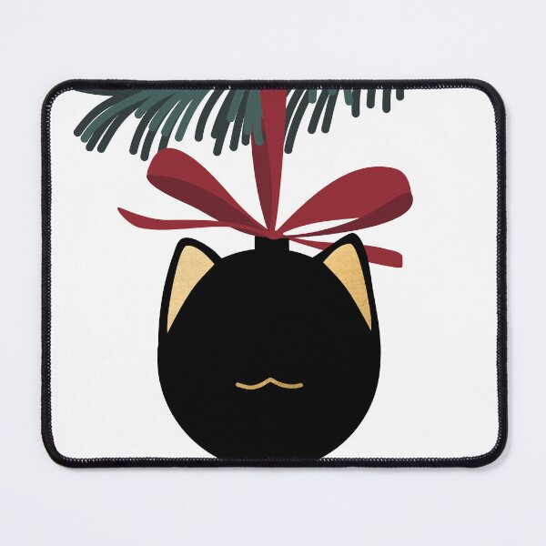 Item preview, Meowrry bauble (black, white) designed and sold by blursbyai.