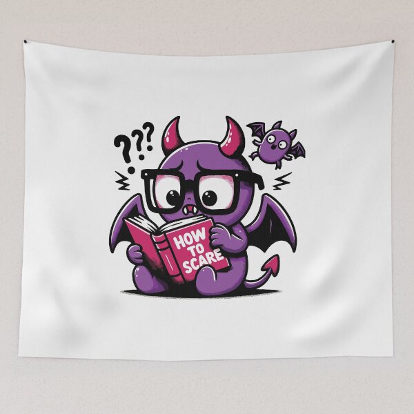 Item preview, Demon's Dilemma: The Quest for the Ultimate Scream designed and sold by StickerNestHQ.