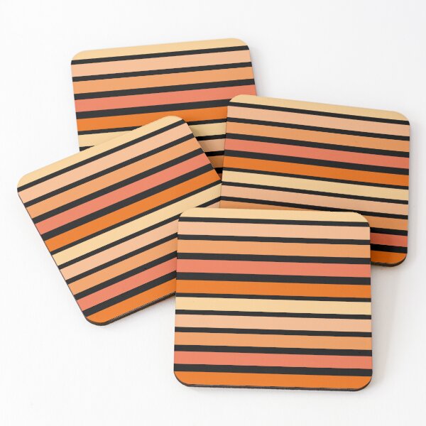 Item preview, patterns of orange stripes designed and sold by zzzozzo.