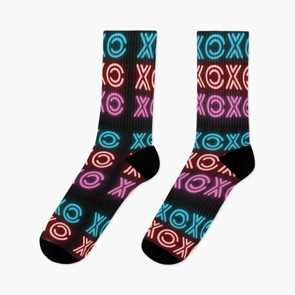 Item preview, XOXO in Blue, Red, and Pink Neon Color designed and sold by erkabees.