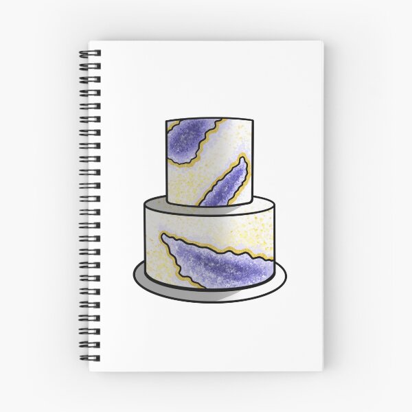 Artikelvorschau, Geode-Kuchen entworfen und verkauft von honeybeepaper.