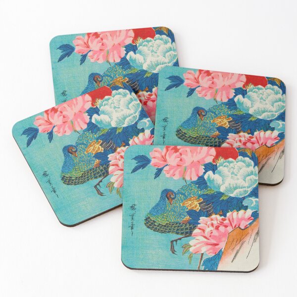 Item preview, Peacock and Peonies (1837) - Utagawa Hiroshige designed and sold by SALON DES ARTS.