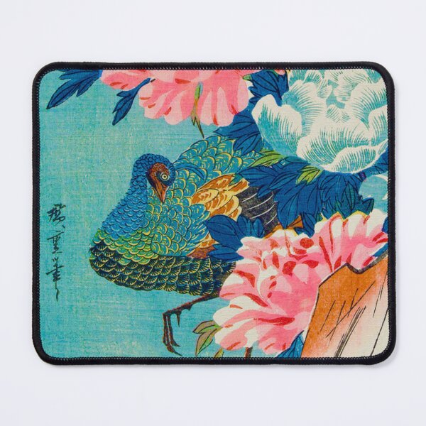 Item preview, Peacock and Peonies (1837) - Utagawa Hiroshige designed and sold by SALON DES ARTS.