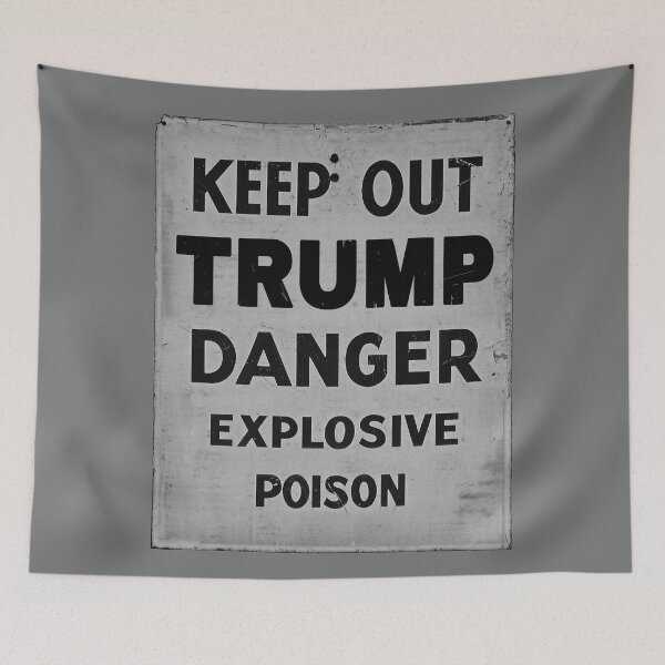 Item preview, keep out trump designed and sold by Val Goretsky.