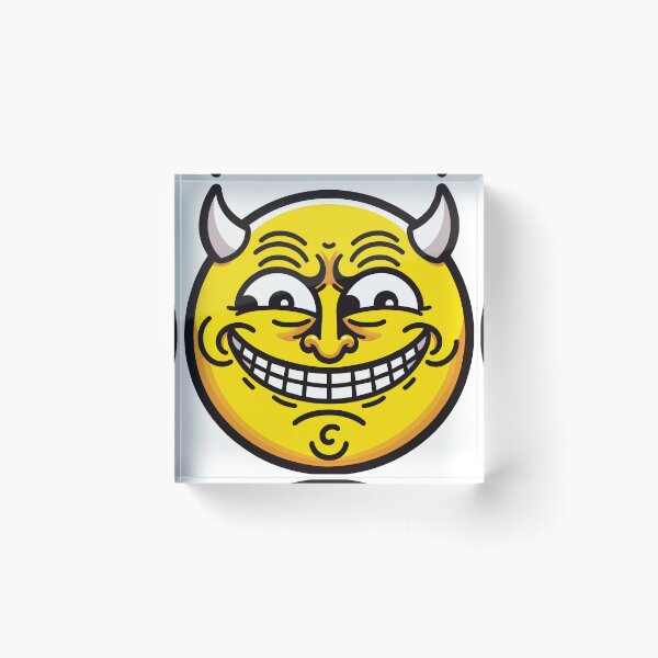 Item preview, Cheeky Chuckles: The Devilish Emoji's Day Out designed and sold by StickerNestHQ.