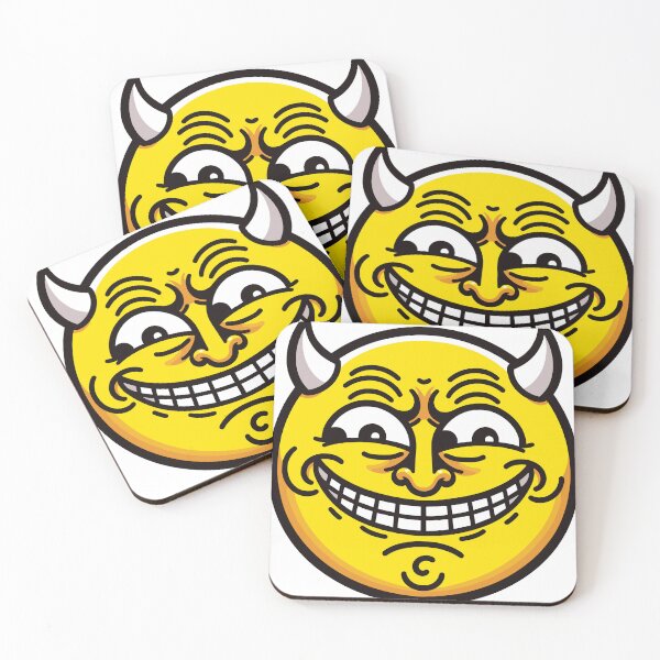 Item preview, Cheeky Chuckles: The Devilish Emoji's Day Out designed and sold by StickerNestHQ.