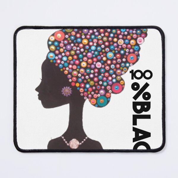 Item preview, Brushstrokes of Culture and Empowerment: Art by Black Women in Pointillism 100% black designed and sold by ArtisticUiverse.