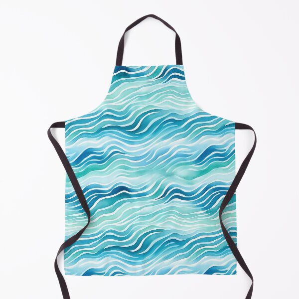 Item preview, Abstract Sea Waves Watercolor Pattern #1 designed and sold by NatureSight.