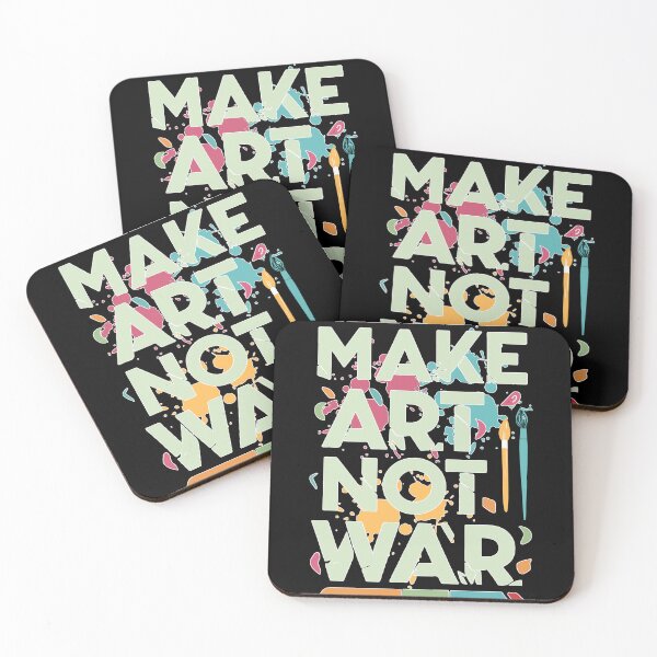 Item preview, "Make Art Not War" - Art Paint designed and sold by wazhyp.