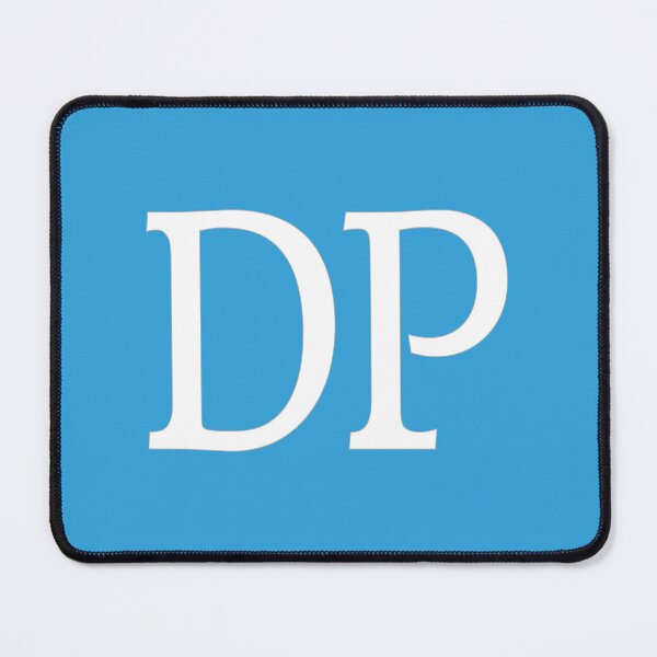 Item preview, DP Initials Monogram Elegant White Letters designed and sold by Jeallan Designs.