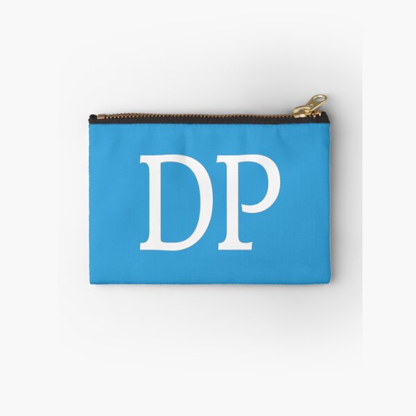 Artikelvorschau, DP-Initialen-Monogramm-elegante weiße Buchstaben entworfen und verkauft von Jeallan Designs.