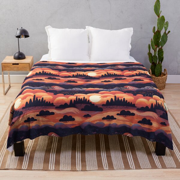 Item preview, Boho Sunset Cloud,Boho Sunset Orange Cloud,Purple Sunset Boho Natural,Orange Sunset Nature designed and sold by Aopo Chaloemphon.