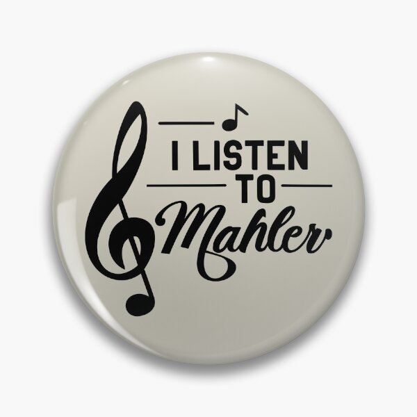 Item preview, Listening to the Notes of Mahler - in black designed and sold by EmeraldMusic.