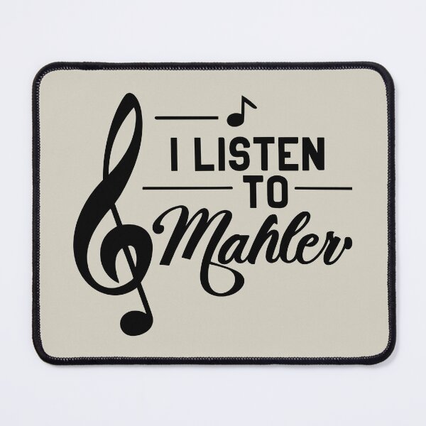 Item preview, Listening to the Notes of Mahler - in black designed and sold by EmeraldMusic.
