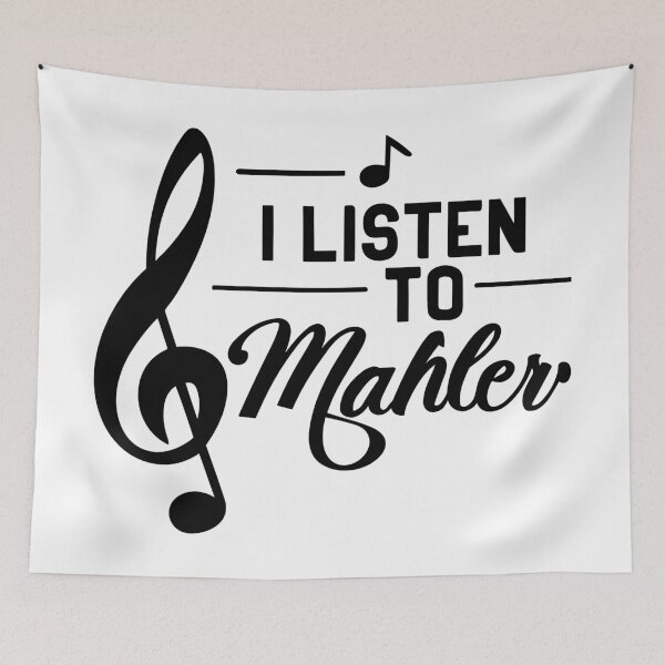 Item preview, Listening to the Notes of Mahler - in black designed and sold by EmeraldMusic.