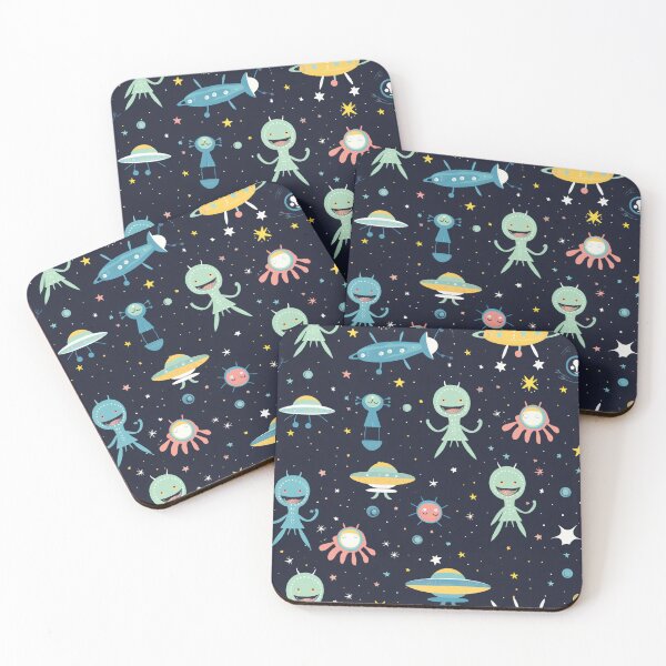 Item preview, An alien with space ships explores interstellar mysteries designed and sold by StrawberryJolly.