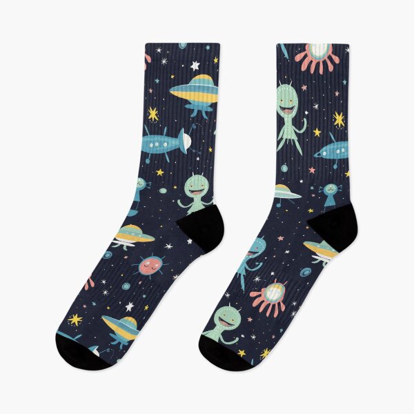 Item preview, An alien with space ships explores interstellar mysteries designed and sold by StrawberryJolly.