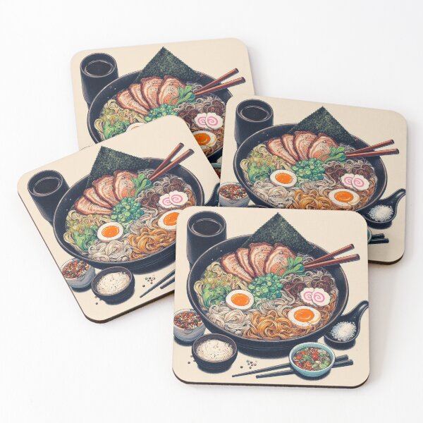 Item preview, A ramen dinner illustration  designed and sold by cloverstudio.