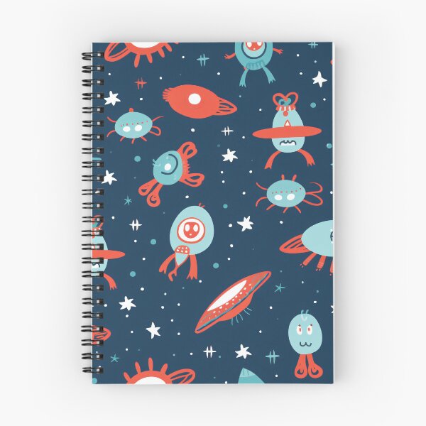 Item preview, Alien and space ships in a cosmic rendezvous designed and sold by StrawberryJolly.