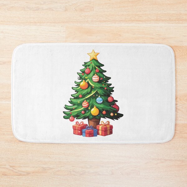 Item preview, Colorful christmas tree full of decorations designed and sold by twisted-dot.