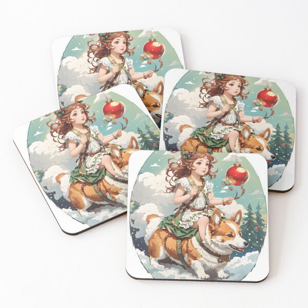 Item preview, Girls ride corgi designed and sold by shaiyakeisky.