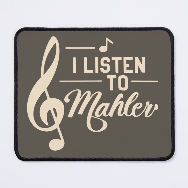 Item preview, Listening to the Notes of Mahler - beige designed and sold by EmeraldMusic.