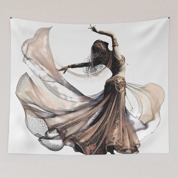 Item preview, Belly dancer designed and sold by Vibranta Studio.