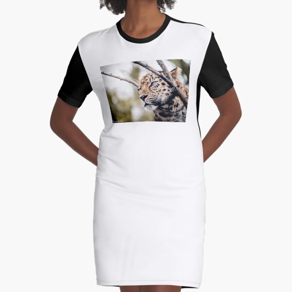 Love Panther IV Graphic T-Shirt Dress