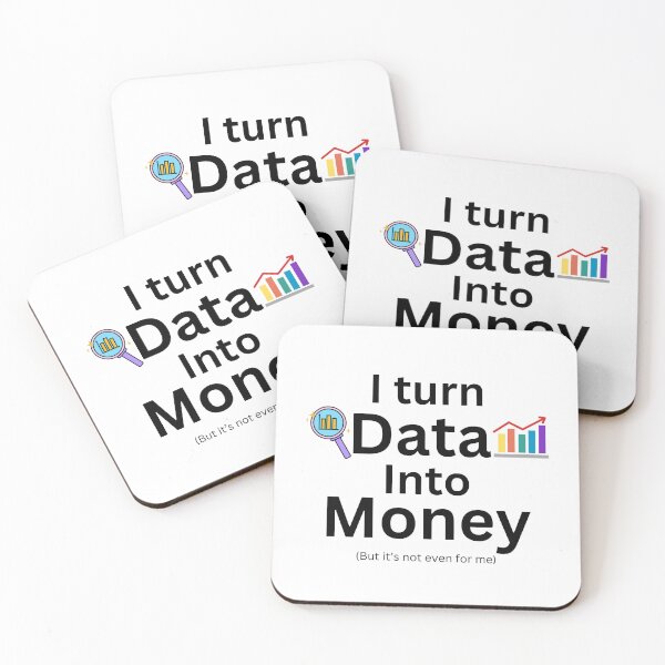 Artikelvorschau, Ich verwandle Daten in Geld, Datenanalyst und Datenwissenschaftler entworfen und verkauft von NoetherSym.