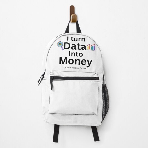 Item preview, I turn data into money, data analyst and data scientist  designed and sold by NoetherSym.