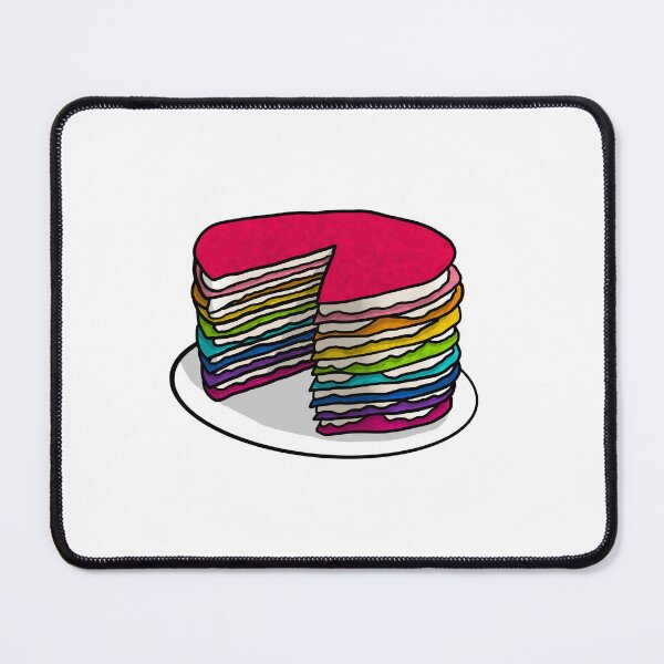 Item preview, Rainbow Crepe Cake designed and sold by honeybeepaper.