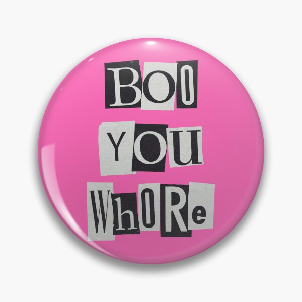 Item preview, boo you whore burn book aesthetic designed and sold by Creative Brat Design Studio.