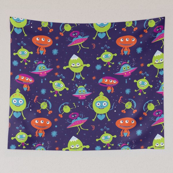 Item preview, Alien civilization and space ships in harmony. designed and sold by StrawberryJolly.