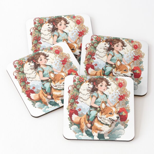 Item preview, Girls ride corgi designed and sold by shaiyakeisky.