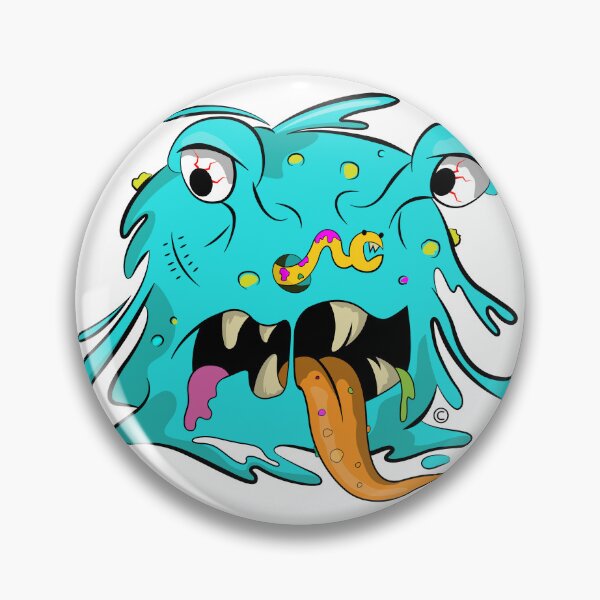Item preview, Slime Monster Cyan designed and sold by AndreOwl.