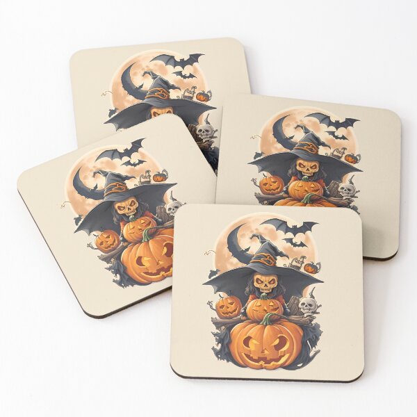 Item preview, 5 stickers about Halloween designed and sold by DRAGONFIASCO.