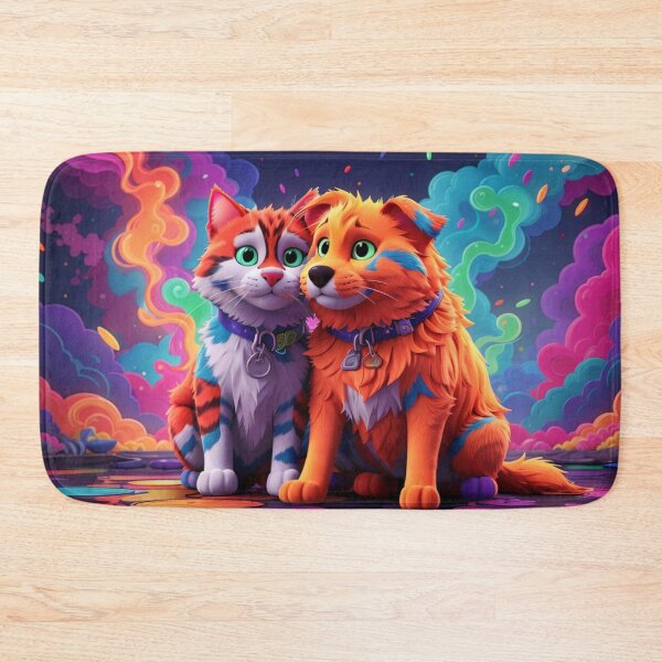 Item preview, Cat and Dog Friends designed and sold by Decyo.