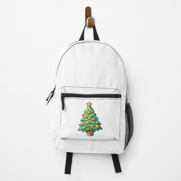 Item preview, Decorated christmas tree with the golden star on top designed and sold by twisted-dot.