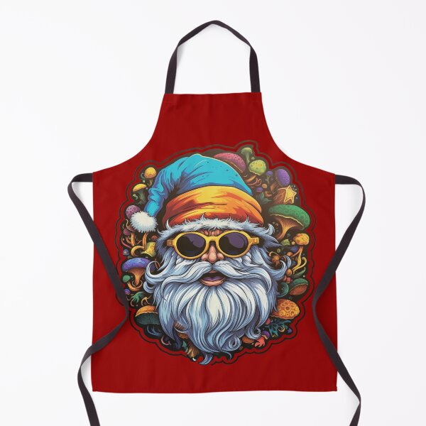 Item preview, Psychedelic Santa's Wonderland Sticker designed and sold by Quarkari.