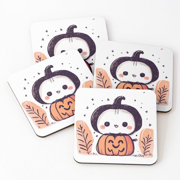Item preview, Pumpkin Wizard Little Ghost designed and sold by D- Day.