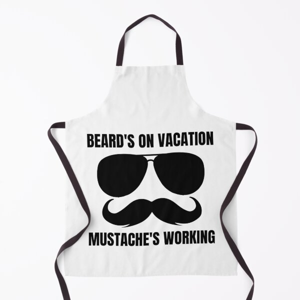 Item preview, Funny Mustache Beard's on Vacation Mustache's Working designed and sold by YoungESC.