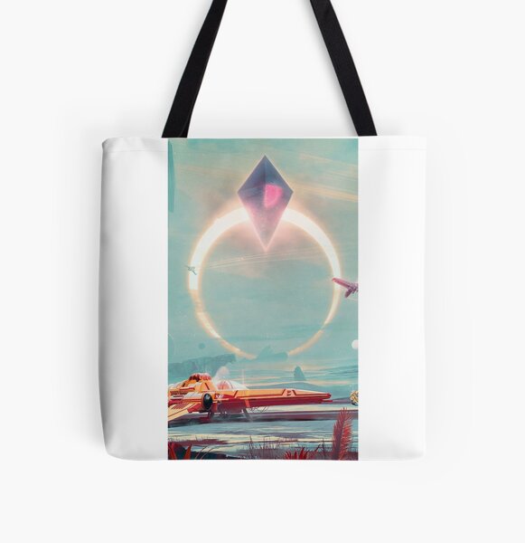 aesthetic grunge planet space solar system cute pastel Tote Bag