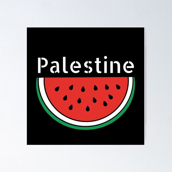 Artikel-Vorschau von Palästina-Wassermelone, designt und verkauft von ArabicMerch.