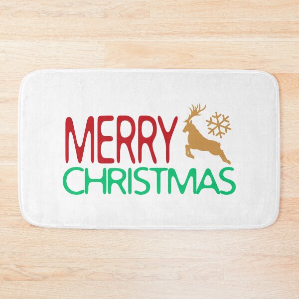 Item preview, Merry Christmas with Elk and Snowflake designed and sold by NosandEdgy.