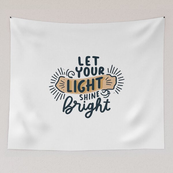 Item preview, Illuminate the World with Your Brilliance: Joyful Typography designed and sold by TYPOGraphy-101.
