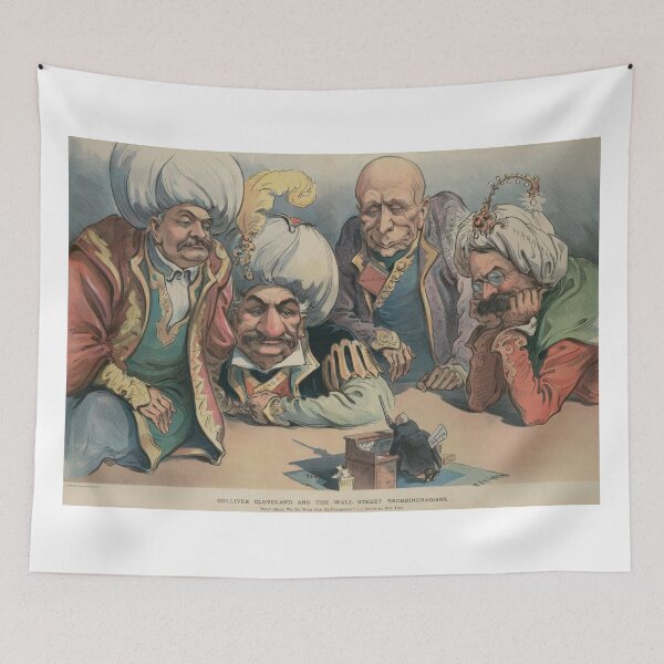 Item preview, Political cartoon puck magazin, Keppler designed and sold by Mirksaz-designs.